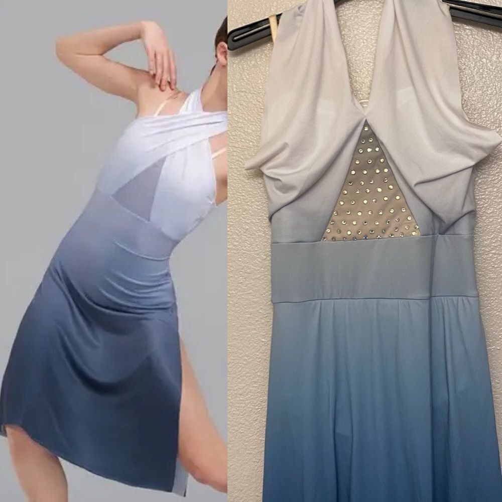 WEISSMAN Dance lyrical blue ombre Nothing Is As It Seems 14721 MA-Medium adult